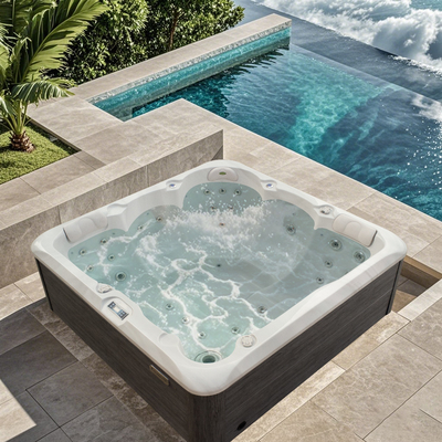 American Aristech Acrylic Hydrotherapy 5 người bồn tắm nước nóng với hệ thống điều khiển Balboa