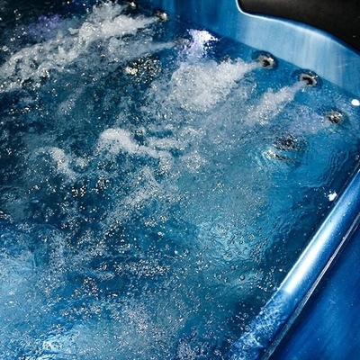 Thang nước nóng sang trọng 6 người cho ngoài trời hồ bơi acrylic spa với chức năng massage bơi spa cho gia đình