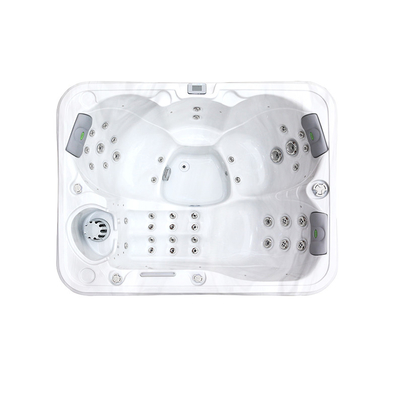 3-4 người Jacussii Spa ngoài trời bồn tắm nước nóng với đèn LED và năng lượng- thiết kế