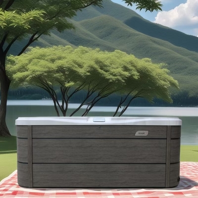 3-4 người Jacussii Spa ngoài trời bồn tắm nước nóng với đèn LED và năng lượng- thiết kế