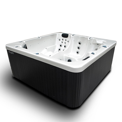 5 người 3 chỗ ngồi 2 ghế dài Massage Hydrotherapy Hot Tube Spa Pool cho thoải mái ngoài trời