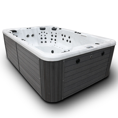 Combo Bồn tắm Spa cho 10 Người Bơi tại Bể bơi Acrylic Bể bơi Nước nóng Cao cấp