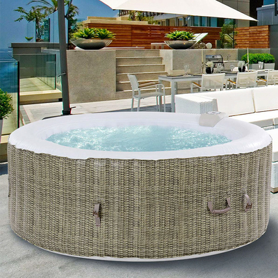 4 người Bồn tắm spa bơm hơi Bồn tắm nước nóng ngoài trời Spa bơm hơi